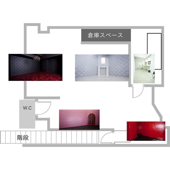 ＜東京＞スタジオ ハイドアウト　ゴシックスタイル【浅草橋駅】 - 画像 (2)