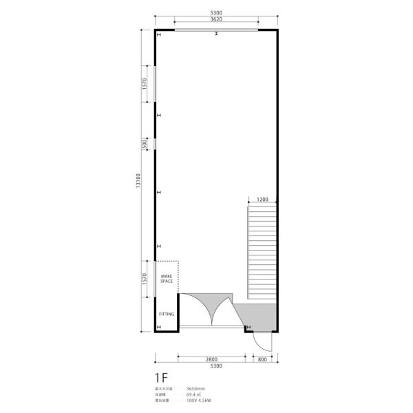 ＜京都＞studio ROOT 1F【丹波口駅】 - 画像 (4)