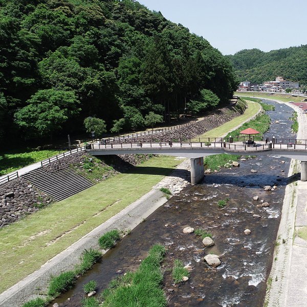 ＜鳥取＞三朝川大岩【温泉入口バス停】
