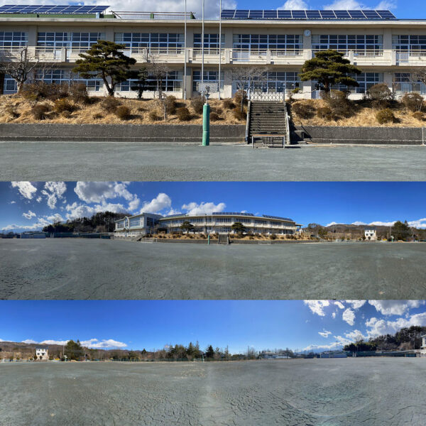 ＜山梨＞学校スタジオ 校庭（グランド）【清里駅】