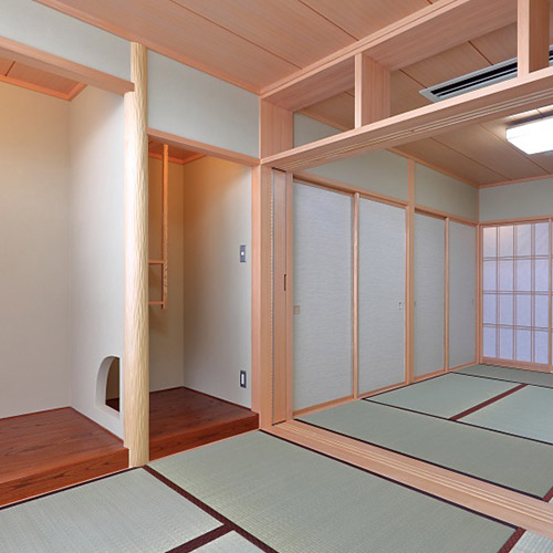 <新潟>国際青少年センター(ゆいぽーと) 2F和室【西大畑坂上バス停】