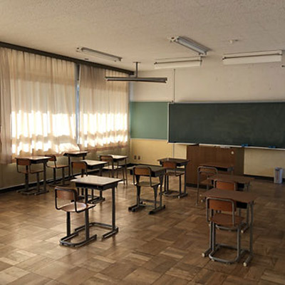 ＜奈良＞旧柳生中学校　教室